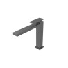 Mitigeur lavabo TABULA mi-haut avec vidage Up & Down Chromé Noir Réf. TA22772