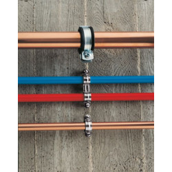 Collier double Novipro D 22 mm - 50 pièces