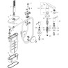 Set de finition mélangeur Finoris 4 trous pour montage sur bord de baignoire avec sBox noir mat Réf : 76444670