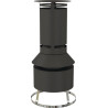 TERMINAL MITRON NOIR C9 D.80 + JT + collier régl. Réf. 97080975