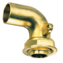 Raccord 2 pièces coudé à 90° à joint plat compteur à oreille BD2315 écrou 6/20 à braser sur cuivre : 28 DN : cal. 20 NF Réf. 0231524