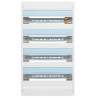 Coffret Drivia 18 modules 4 rangées IP30 IK05 Blanc RAL 9003 Ref.401224