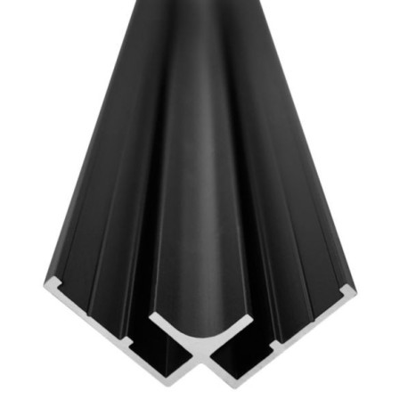 Profilé angle intérieur Alterna 90° H 2550 MM noir