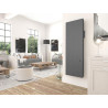 Radiateur électrique chaleur douce Connecté Ovation 3 vertical gris ardoise 2000W Réf. 430704