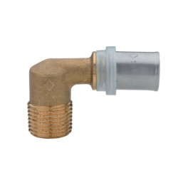 Coude mâle 16x3/8 Altech pour tube multicouche (2)
