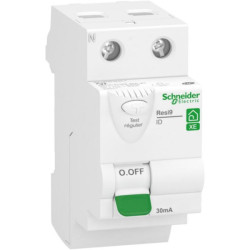 Resi9 xe - interrupteur différentiel - 2p - 63a - 30ma - type a - embrochable Réf R9ERA263