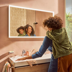 Mitigeur lavabo 110 Tecturis S Fine CoolStart avec tirette et vidage Chromé Réf. 73323000