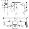 Mitigeur bain/douche VIVENIS Noir mat Réf. 75420670