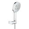 Ensemble de douche 3 jets avec support mural Rainshower SmartActive 130 Chromé 26580000