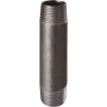 Mamelon 530 tube soudé filetage conique longueur 60mm noir D26x34 réf.530N6026