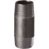Mamelon 530 tube soudé filetage conique longueur 60mm noir D26x34 réf.530N6026
