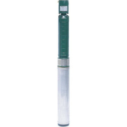 Pompe immergée pour forage 6" 8/400 T alimentation électrique 400 V - 7,5 kW - 16,5 A débit 19,8 m³/h - HMT 63 m raccordement 3" Réf. 153345
