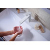 Mitigeur lavabo 110 Tecturis E  CoolStart sans tirette ni vidage Blanc mat Réf. 73012700