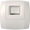 Bouche hygroréglable wc W13 Bahia Curve S - 5-30 m3/h - diamètre 125 mm - cordelette - blanc Réf. 11015472