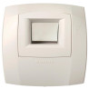 Bouche hygroréglable wc W13 Bahia Curve S - 5-30 m3/h - diamètre 125 mm - cordelette - blanc Réf. 11015472