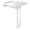 Siège de douche rabattable amovible avec pied Be-Line blanc Réf. 511930W