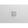 RECEVEUR BASE SLATE 80 LAVA (100x80). Bonde standard. Grille inox. Possible rebord. Découpe sur-mesure. Réf: 53012842