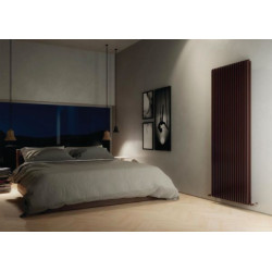 Radiateur eau chaude SAX vertical Noir satiné 1800x400x80 1356 W Réf. SX218001030A482A01