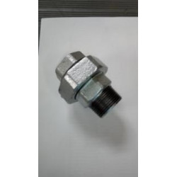 Manchon union à joint conique 341 fonte malléable galvanisée mâle-femelle 33x42 réf.341033G