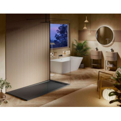 Panneau de décoration Acquabella Hera zero burgundy 10 x 120 x 250 cm 53042927