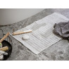 Tapis de bain Inu 80x50 Taupe Ref : 28252