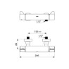 Mitigeur thermostatique Securitherm pour douche réf. H9741S