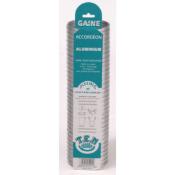 Gaine extensible Aluminium diamètre : 153 / 159 Lg : 0.85 à 3 m réf. 085153