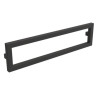 Support porte accessoires métallique LLOYD 80 cm finition noir réf : 97677