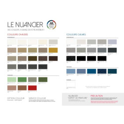 Radiateur eau chaude Acova Striane horizontal simple, puissance 1130W (dT50), hauteur 725 mm, largeur 1000 mm, 38 éléments, raccordement latéral de même côté, appareil réversible gauche/droite, Blanc RAL 9016 Réf. VT-072-100