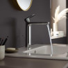 Mitigeur lavabo 190 Vernis Blendavec tirette et vidage synthétique Chromé Réf. 71552000