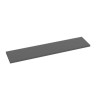 Tablette haute Alterna Plénitude longueur 90cm profondeur 20cm Gris caviar