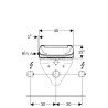 Abattant WC lavant dit japonais AQUACLEAN 4000 frein de chute alimentation électrique réf. 146130111