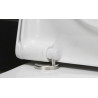 Pack cuvette suspendue STARCK 3,frein de chute avec abattant et amortisseur de fermeture inclus Réf. 42250900A1