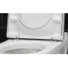 Pack cuvette suspendue STARCK 3,frein de chute avec abattant et amortisseur de fermeture inclus Réf. 42250900A1