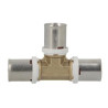 Té à sertir égal Fluxo laiton diamètre 20x20x20mm réf. FLT20