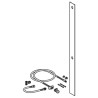 Kit d'adaptation AquaClean pour Monolith habillage latéral, aluminium brossé réf. 131102TA1