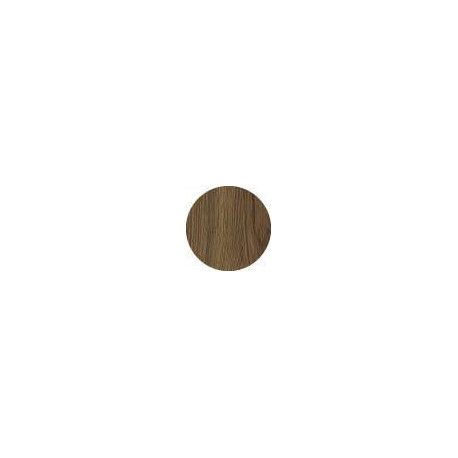 Colonne Alterna PLENITUDE H160cm 2 portes L35cm P38cm chêne noisette chant doré et poignée dorée