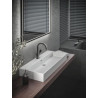 Mitigeur lavabo EXTRA corps rehaussé poignée à droite sans vidage Noir Réf. BD505A5