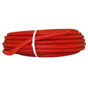 Tube pré-gainé en couronne rouge Fluxo diamètre 16mm épaisseur 2mm longueur 50m rèf. FLEM50FR16