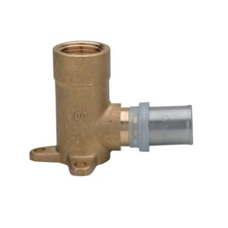 Coude femelle avec bride Altech 20x1/2 (x2) pour tube multicouche