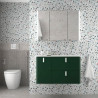 Meuble 90 porte gauche UNIIQ L.89,7 x H.54 x P.45 cm finition royal green  Réf.83105
