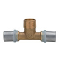 Té mâle Altech 20x3/4x20 (x2) pour tube multicouche