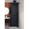 Panneau de revêtement mural Panostyle 100 x 255 cm Bleu nuit touché doux Réf. E66100-D78