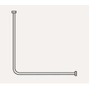Rail en U, 1200 x 1120 x 1200 mm, pour receveurs de 1200 x 1200 mm, Réf. 24009