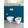 Bidet suspendu ONOVO 36x56cm en porcelaine, avec trop-plein, blanc réf. 54600001