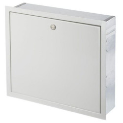 Coffret pour distributeur sanitaire «Multidis R» acier, zingué, largeur intérieure: 400 mm Réf.4201081