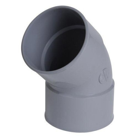 Coude femelle femelle 45° diamètre 125mm UCX44