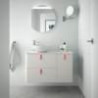 Meuble 90 porte droite UNIIQ L.89,7 x H.54 x P.45 cm finition nata  Réf.24605