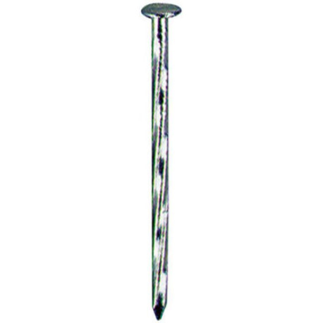 Pointe tête plate ordinaire tige torsadée longueur 125mm diamètre 5mm boîte de 5kg réf. QAF30/125