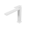 Mitigeur lavabo TABULA mi-haut avec vidage Up & Down Whitemat Réf. TA22724
